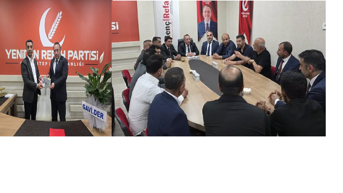 GAVİDER YÖNETİM KURULUNDAN YRP GAZİANTEP İL BAŞKANLIĞINA ZİYARET