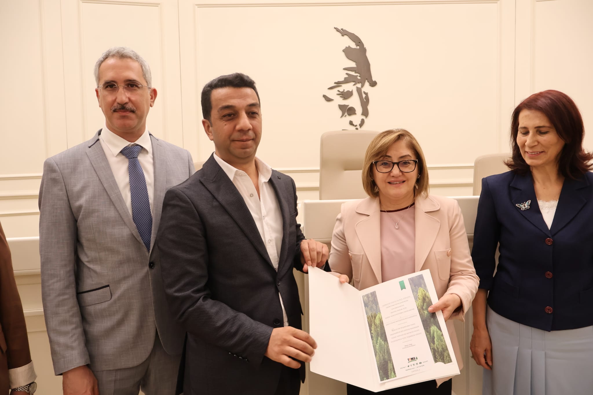 Gaziantep Büyükşehir Belediye Başkanımız Sayın Fatma ŞAHİN ile bir araya geldik.